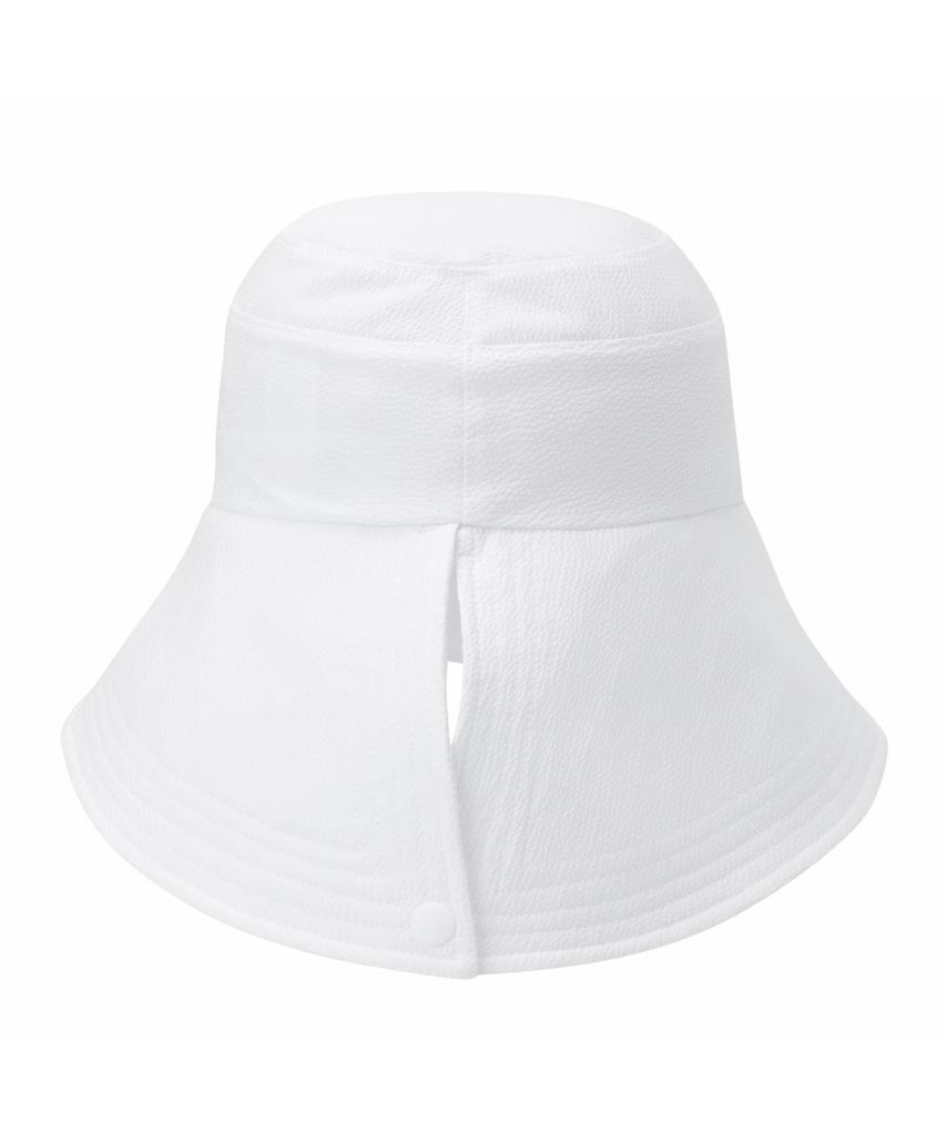 Goldeunbeeo (W) Seersucker Slit Bucket Hat G6Rax26231Whx