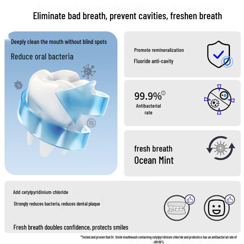 Dr. Dentist Probiotic Gum Protection Whitening Mouthwash