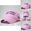 Great Make America Again Hat Donald Trump Us President Republican Cap Pink 2020