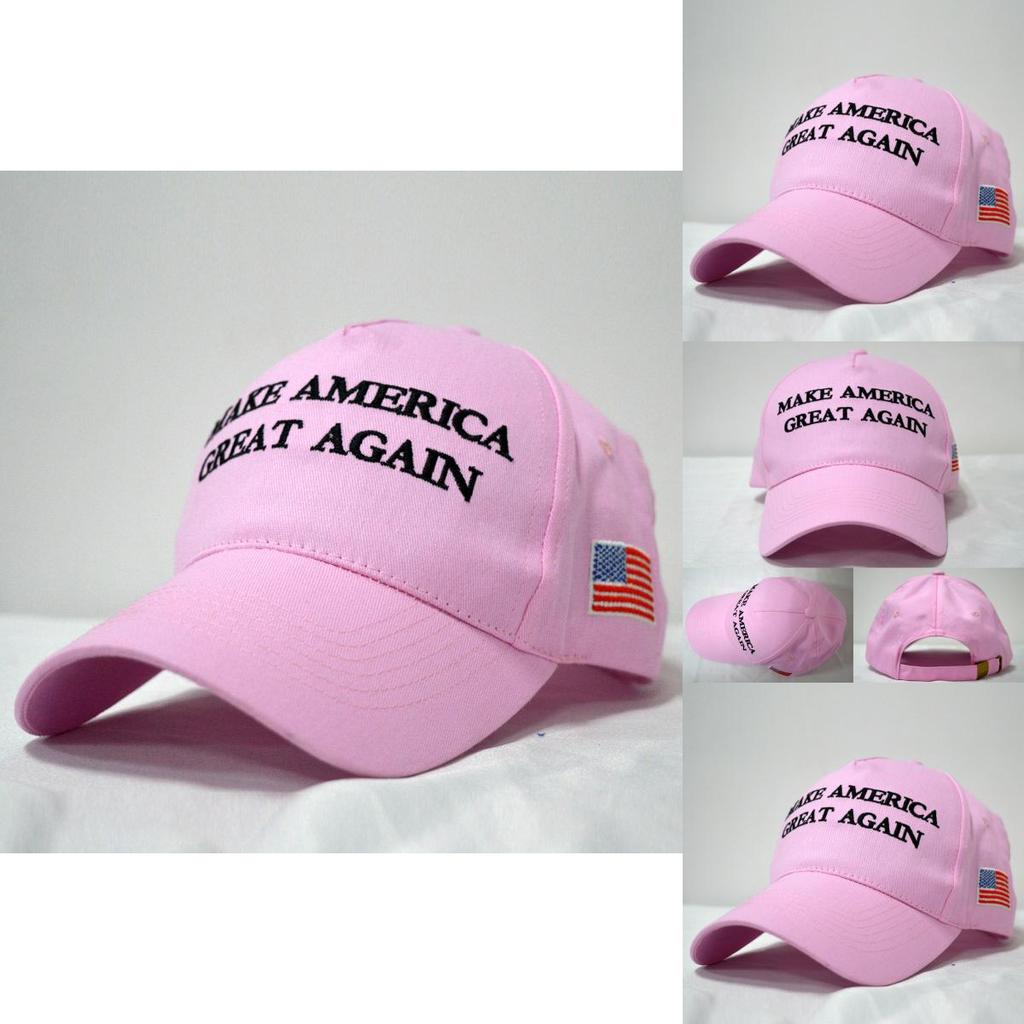 Great Make America Again Hat Donald Trump Us President Republican Cap Pink 2020
