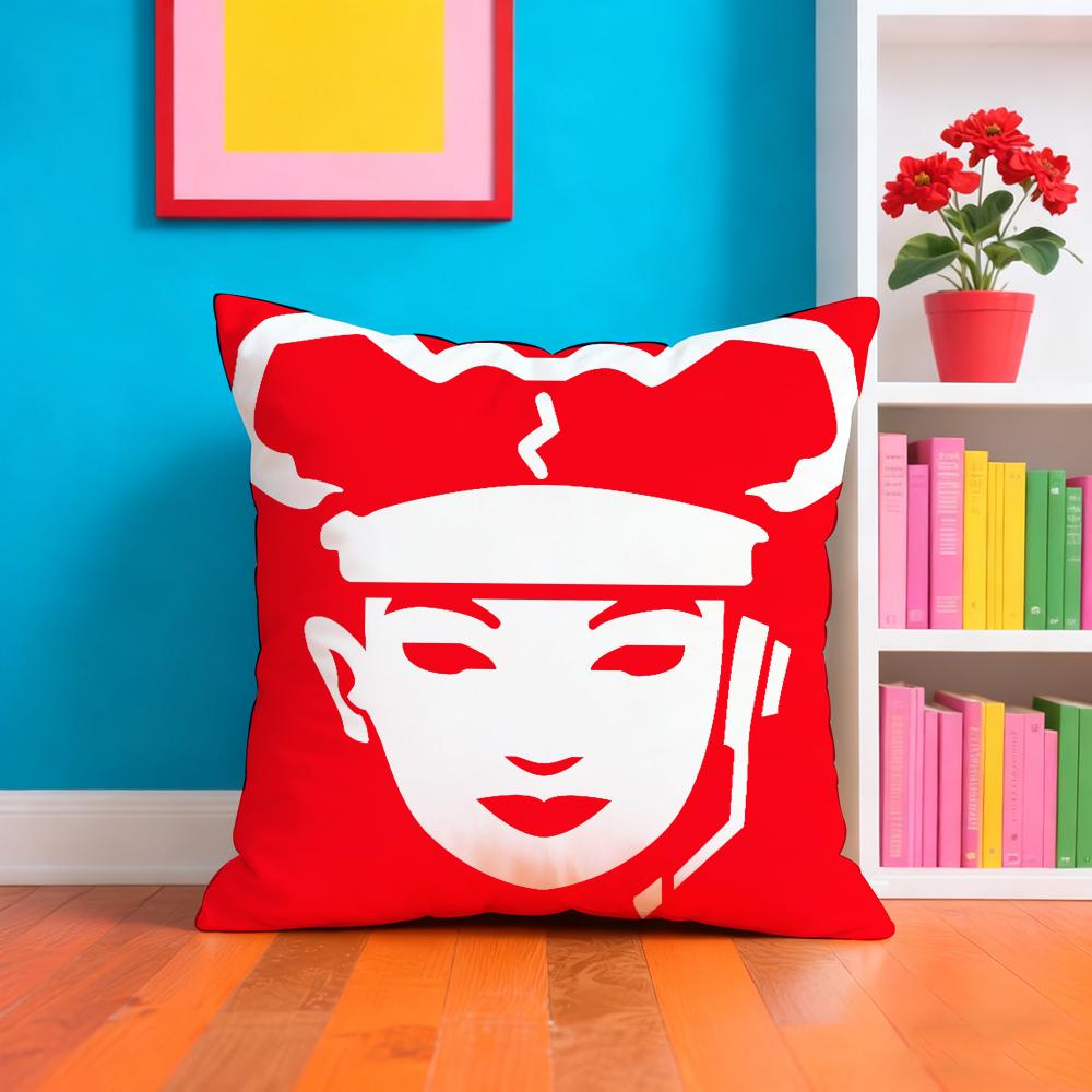 Apex Legends L-Lifeline Pillow Case Plush Fabric Soft Double-Sided Printed Sofa Warm Winter Home Gift Cushion Cover