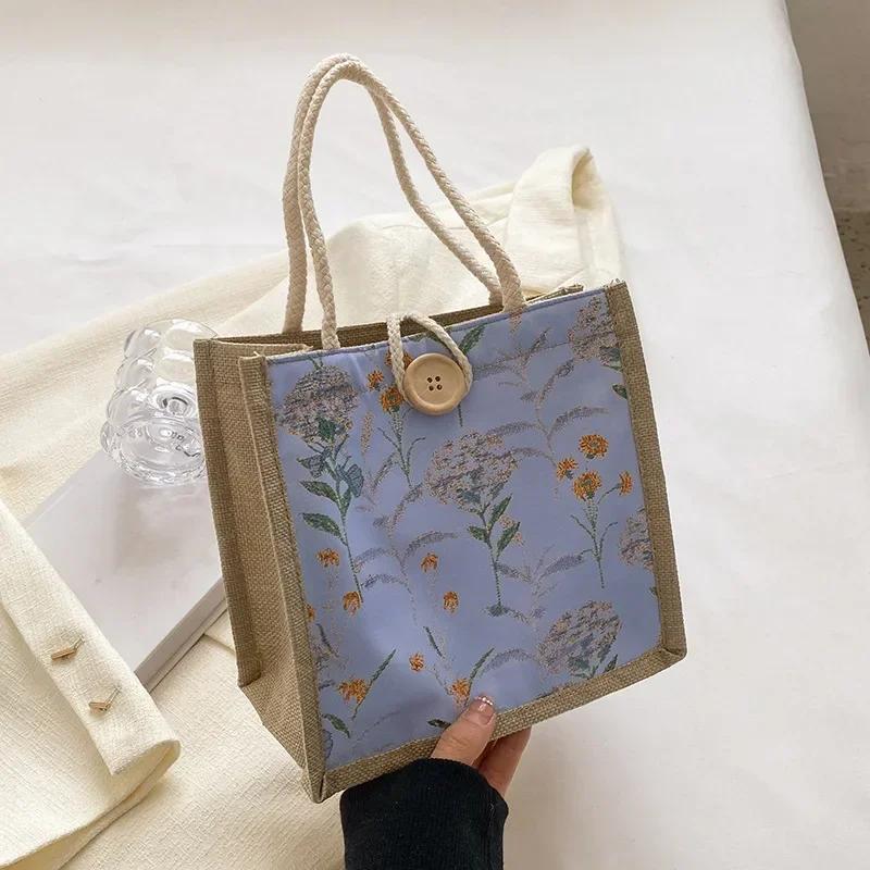 Ins Сумки для обеда для женщин Маленькая сумка для обеда с узором «гусиные лапки» Сумка — фото 12