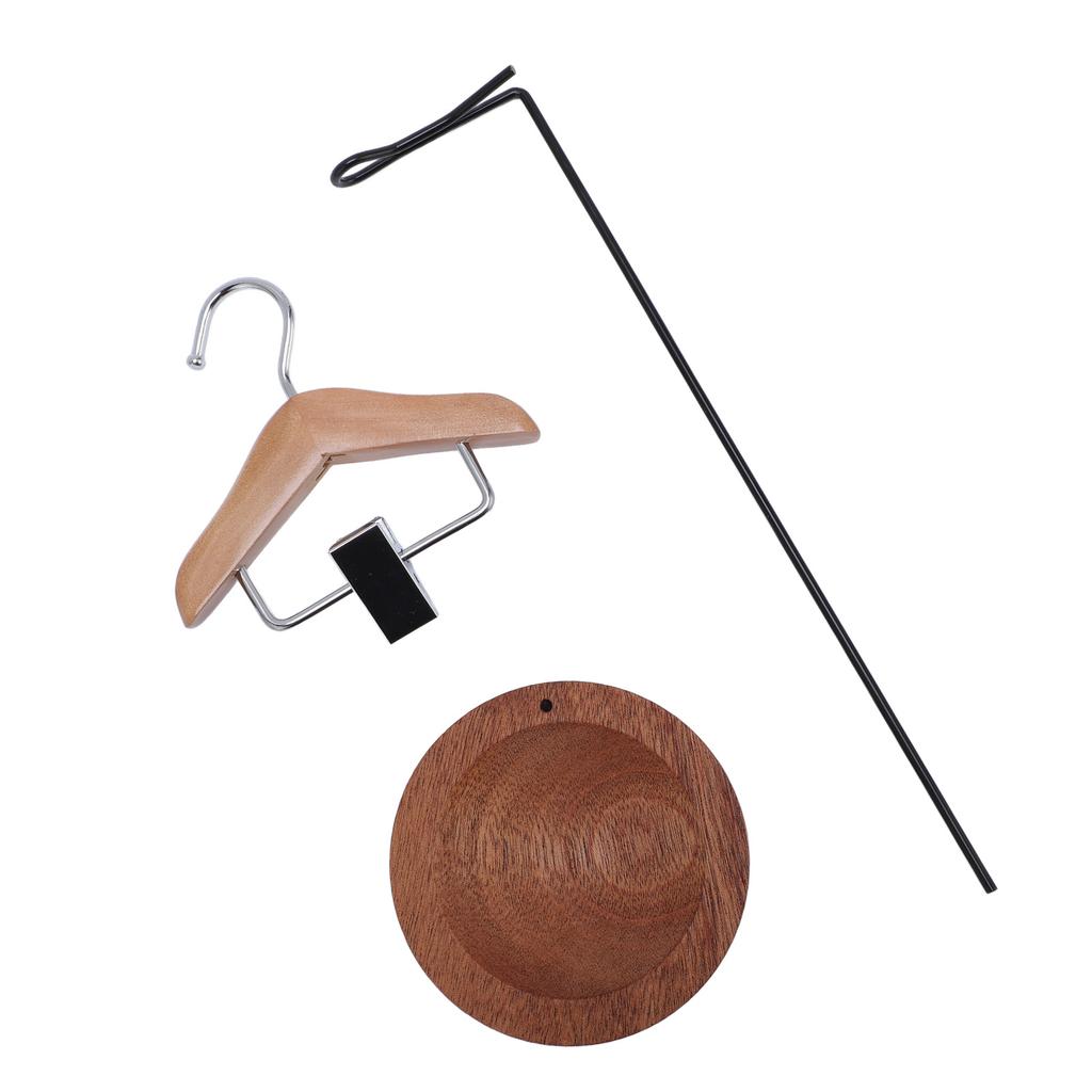 Nail Art Color Card Display Stand Hanger Wood Stainless Steel Nails Colors Sample Display Stand Walnut Color