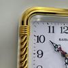 Classic 9-inch Square Wall Clock with Seconds Hand – Energy-efficient Quartz for Living Room