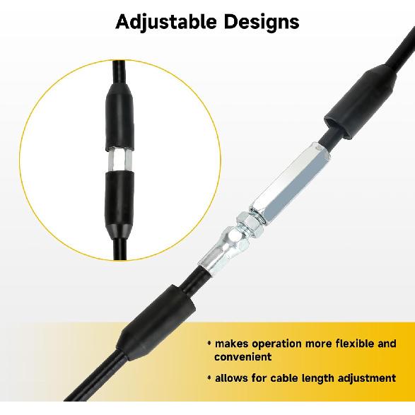 HIAORS 75 Inch Go Kart Throttle Cable Kit Compatible With Predator 212Cc 196Cc VM22 VM24 GX160 GX200 6.5Hp 5.5Hp Engine Manco ASW American Sportworks