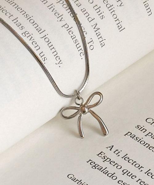 Vinedew Cute Cherry Ribbon Necklace * Valet