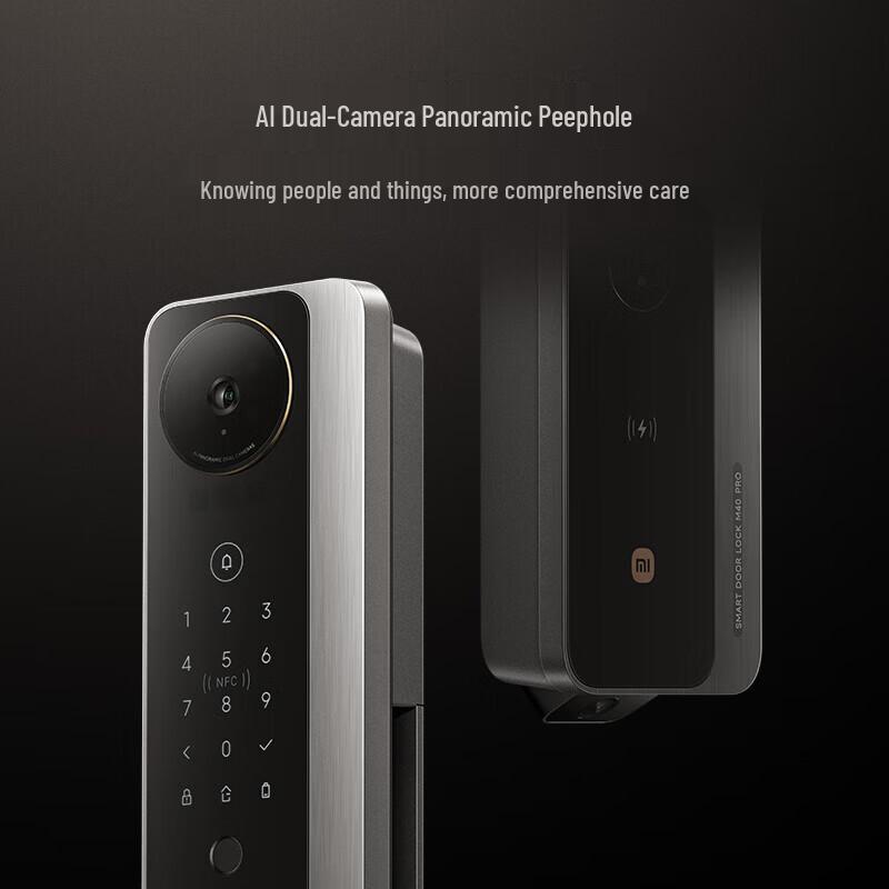 Xiaomi M40 Pro AI Palm Vein & 3D Facial Recognition Smart Door Lock