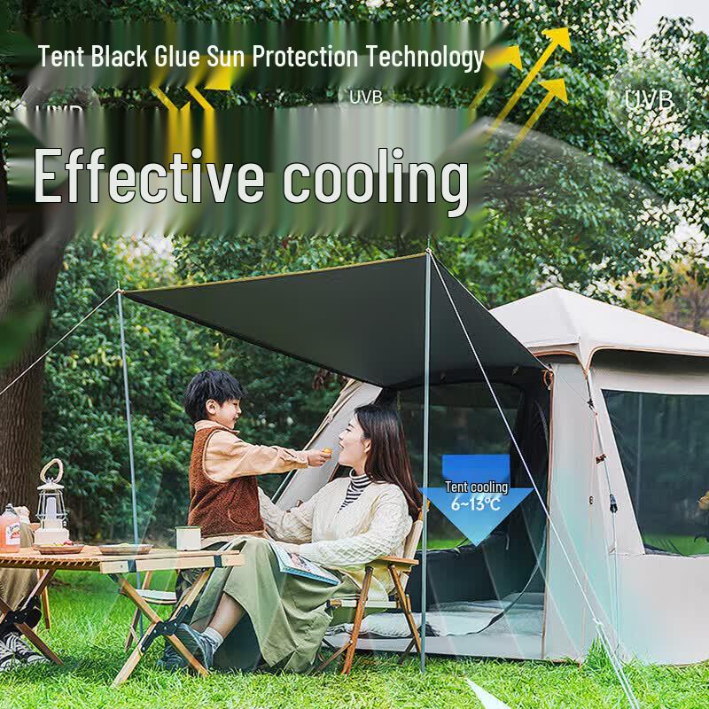 Explorer Automatic Pop-Up Camping Tent with Sun Protection