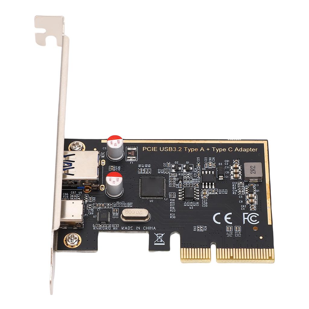 PCIe To USB 3.1 Expansion Card Type A Type C 10Gbps High Speed Data Transfer PCI Express Expansion Card for Desktop