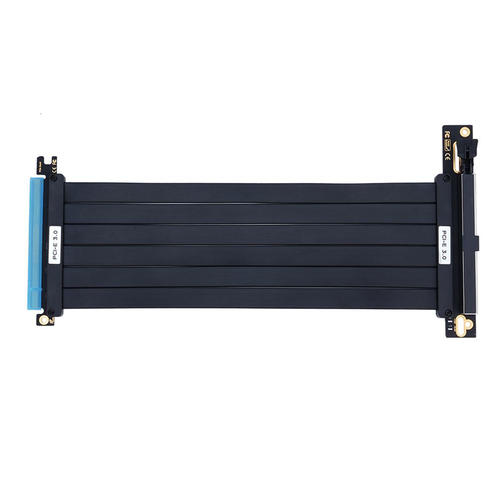 PCIe 3.0 X16 High Speed Flexible Extender Card PCI Express Gen 3 GPU Extension Cord Extension Port 90 Degree Adapter
