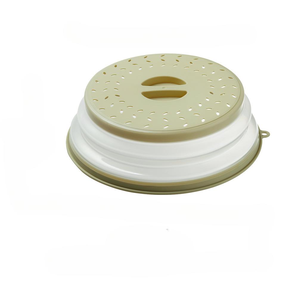 1 szt. Ulepszona składana pokrywka do kuchenki mikrofalowej z otworem na haczyk, wentylowana składana osłona talerza do kuchenki mikrofalowej, osłona przeciw rozpryskiwaniu się wody w kuchence mikrofalowej, kosz do czyszczenia warzyw i owoców