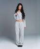 AMES-WORLDWIDE Classic Boot Cut Leggings Pants Gray