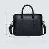 Herrentasche Echtes Leder Herren Computertasche Rindsleder Reise Aktentasche Große Kapazität