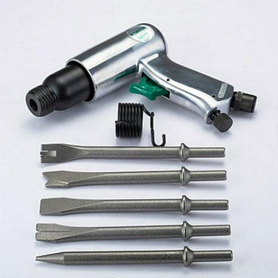 SATA 8-delige Pneumatische Luchthamer Set met Beitels en Schop Opzetstukken