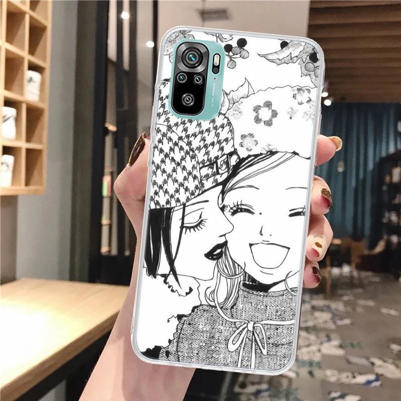 NaNa Osaki Anime Soft Phone Case For Xiaomi Redmi Note 14 14S 13 12S 12 11S 11 11E Pro Plus 11T 10S 10 9S 5G Pattern Cover Redmi
