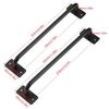 Heavy Carbon Steel Sliding Barn Door Handle Black Reinforced Heavy Duty Door Pull Metal Gate Handle Garages