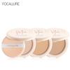 FOCALLURE - Covermax Zwei-Wege-Kuchen-gepresstes Puder - 3 Farben