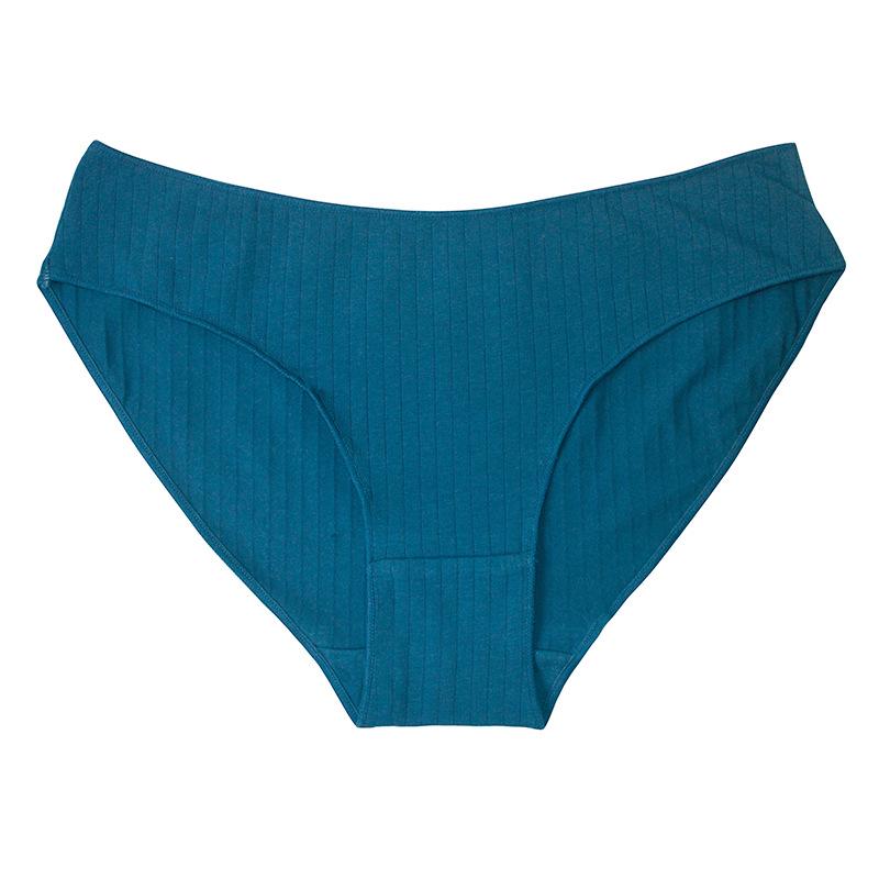 Low-Waist Seamless Cotton Breathable Panties for Young Women