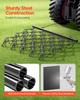Drag Harrow 5.8 X 4.8 Ft Chain Harrow ATV Lawn Rake for Landscape Leveling