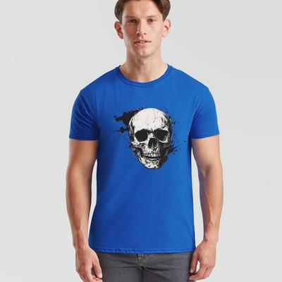 Skull Art Graphic Mens T-Shirt Womens Tee Grunge Gothic Unisex Tee 3