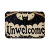 Halloween Terror Crystal Velvet Floor Mat, Bats Pumpkin, Entry Entrance, Entrance Floor Mat