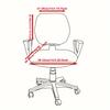 Plain Spandex Stretchable Desk Office Computer Chair Seat Covers Washable Rotating Backrest Cushion Pets Protectors Slipcover