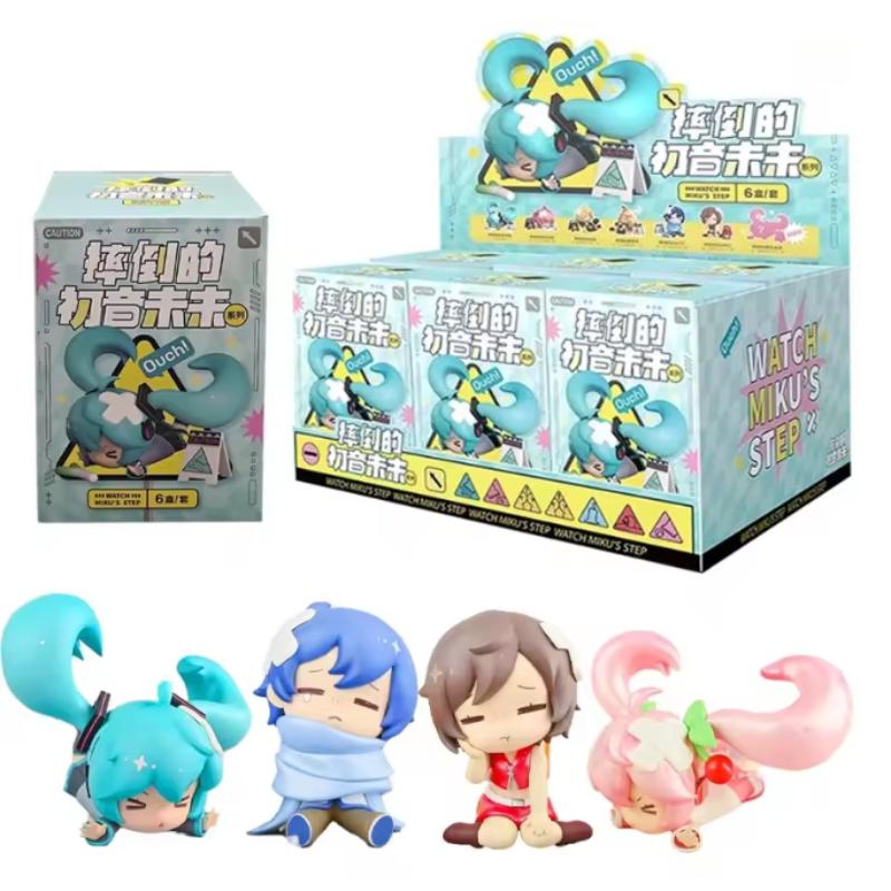Cute Hatsune Miku Falling Series Blind Box Model Toys Vocaloid Anime Figure Ornament Collection Surprise Box Girl Birthday Gift