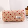 Plush Pen Bag Polka Dot Stationery Pouch New Stationery Storage Bag  Back To School