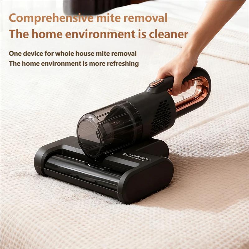 Wireless Handheld Vacuum Cleaner Portable Household HEPA Filter UV Powerful Mite Remover
