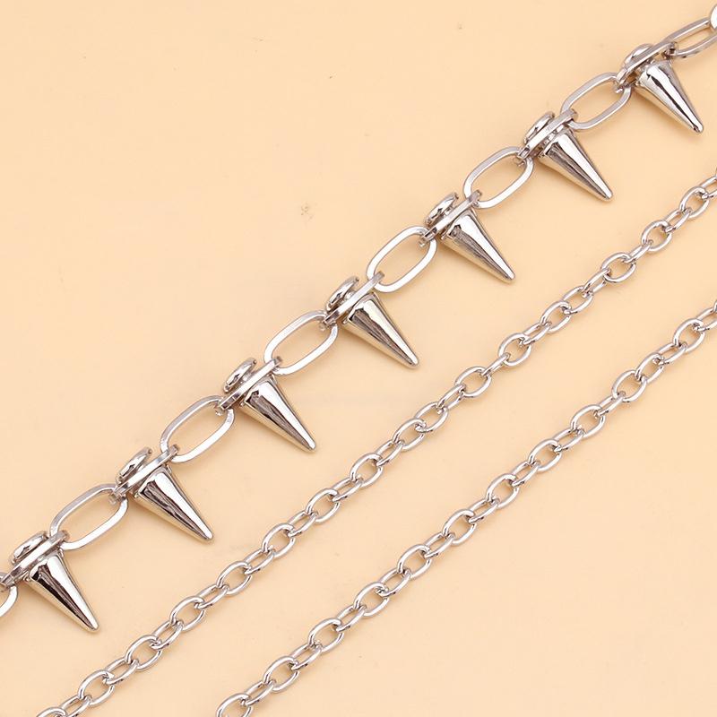 Unisex Hip Hop Punk Rock Metal Waist Chain Pants Key Ring Trousers Chain Wallet Accessory Jeans Jewelry Gift for Men And Women