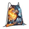 Custom My Hero Academias Drawstring Bag Men Women Portable Gym Sports Sackpack Shoto Todoroki Shopping Storage Backpacks