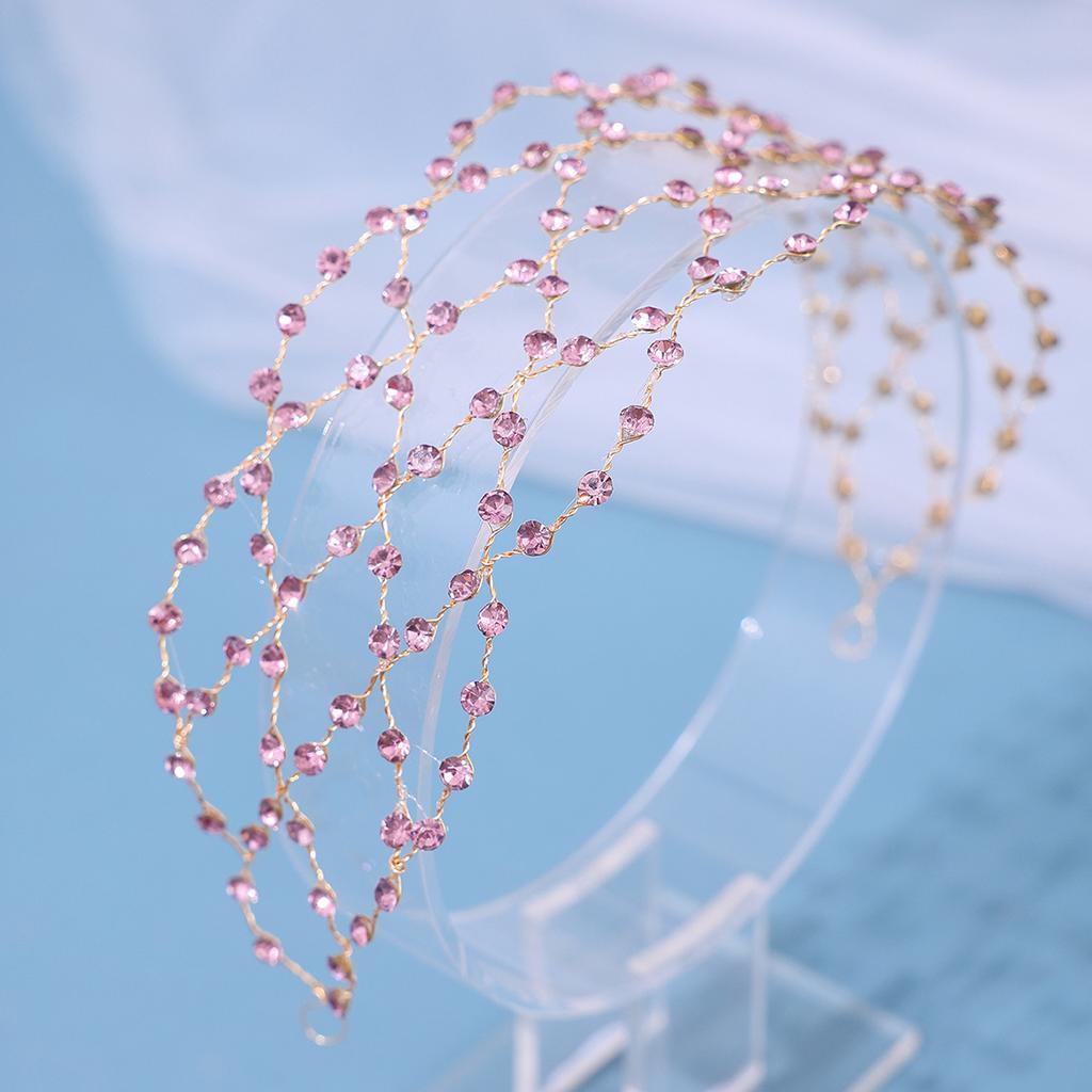 Simulated Pearls Headband Hair Chain for Bridal Wedding Headdress Tiara Jewelry Women Hair Accessories Wedding Noiva Hairbands