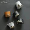 Glaze Painting Landscape Master Cup Single Cup Stoneware Ceramic Jian Zhan Teacup Tea Bowl Kung Fu Tea Set Mug Tea Cups