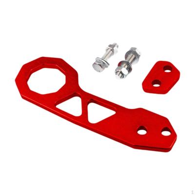 Car Rear Tow Towing Hook High Strength Sturdy Accessories Easily Install Auto Trailer Aluminum