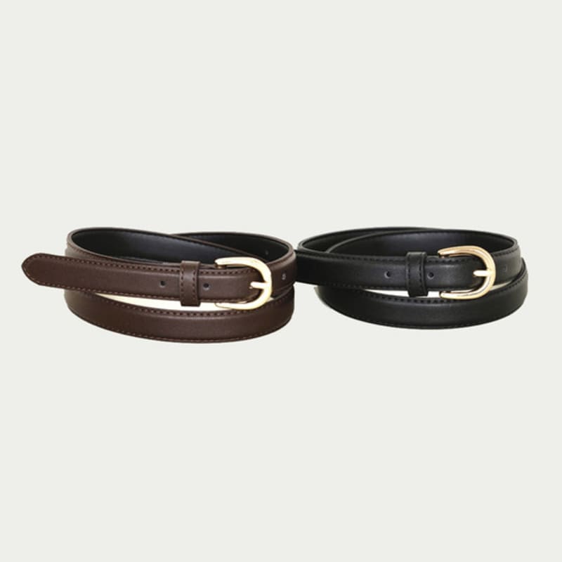 

JUARR Gold Buckle Mood Belt_2color_JEFAC093M dark brown