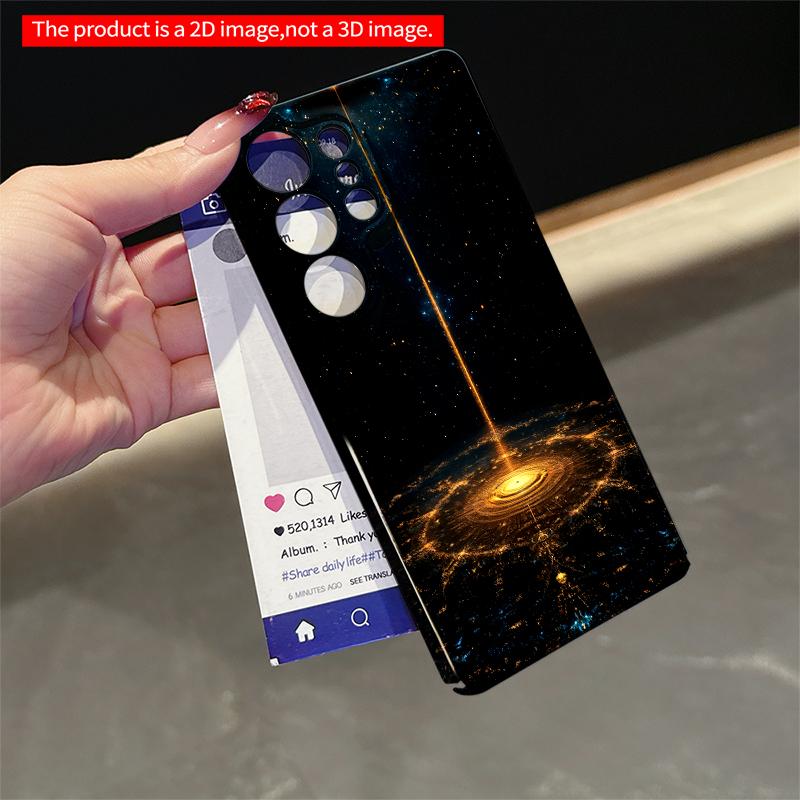 2DFlat Samsung Phone Case Cosmic Light Beam Over Starry Sky Applicable To Galaxy S22 S23 S24 S25ULTRA S26 A12 A13 A14 A15 A16