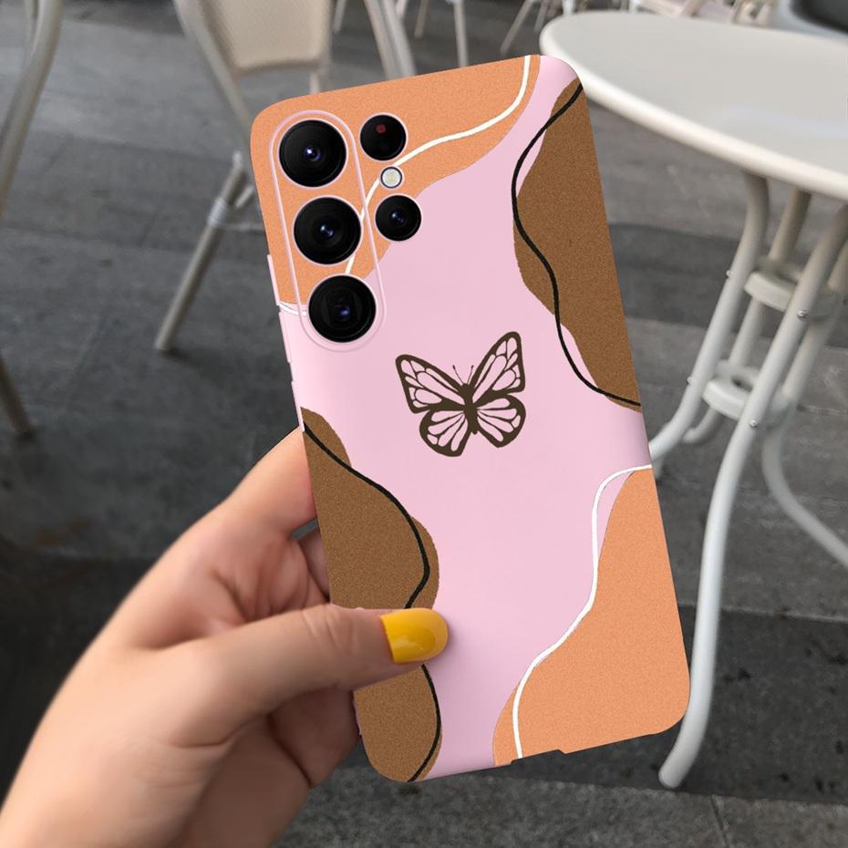 Silicone Case For Samsung S23 Ultra 5G Phone Cases Lovely Printing Soft TPU Cover For Samsung Galaxy S23 S 23 Plus S23+ Coque