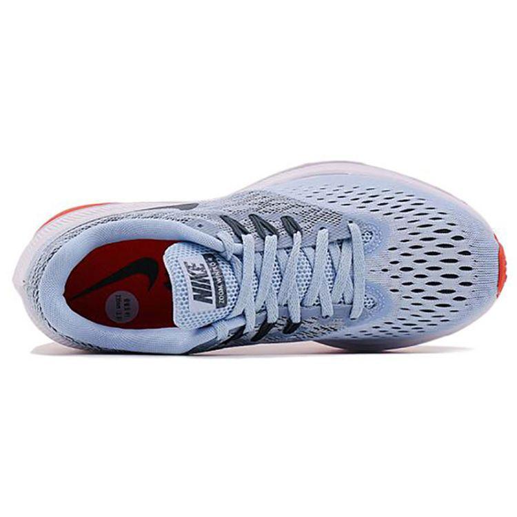 Nike Zoom Winflo 4 Lightweight Shock Absorbing Non-Slip Durable Low-Top Running Shoes Women sneaker Blue 898485-440