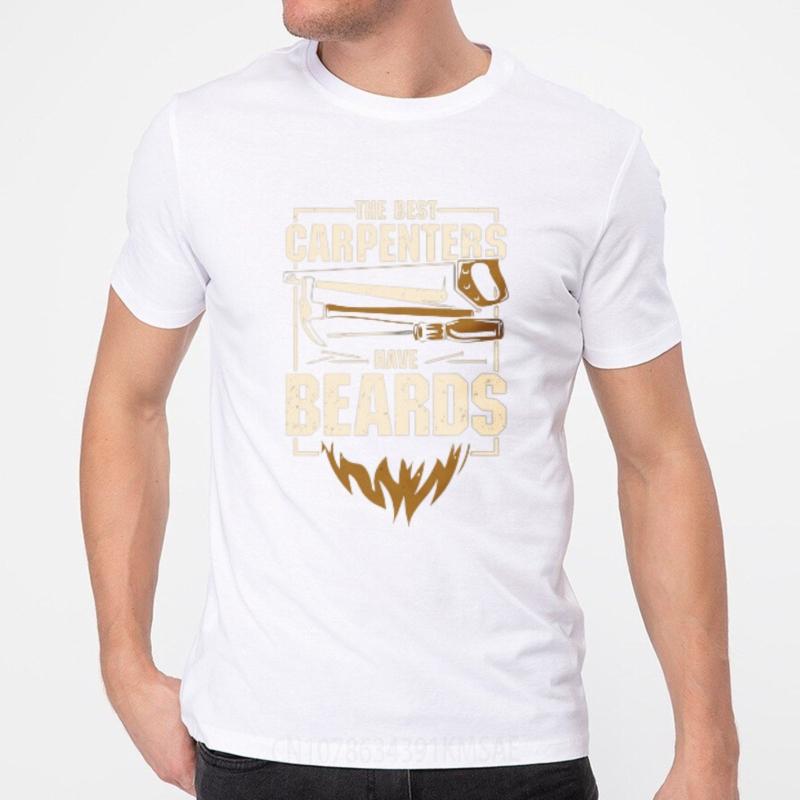 Unisex Brand Tshirt Street Wear Unisex Oneck Tshirt Plus Size The Best Carpenters Have Beards Stylish Unisex Tshirt Summer Fashions