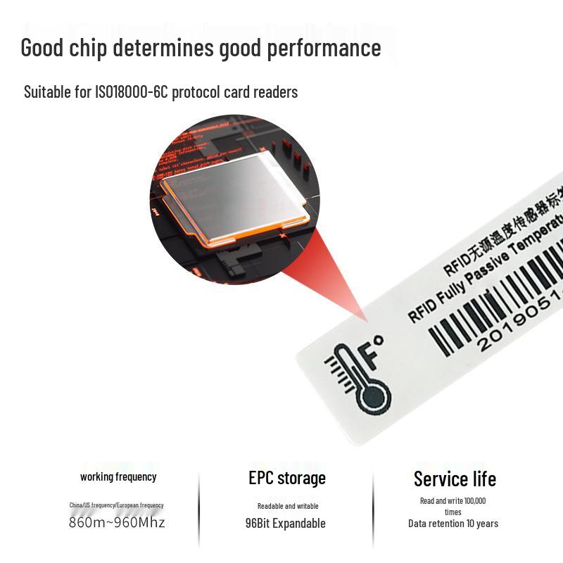 Long-Range UHF RFID Temperature Sensor & Reader