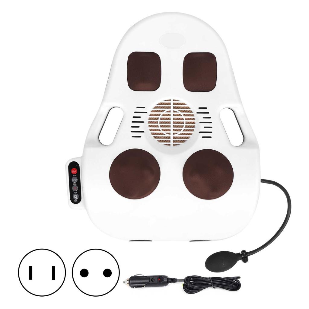 Body Massage Cushion Home Electric Kneading Heating Vibrating Massage Cushion 100‑240V
