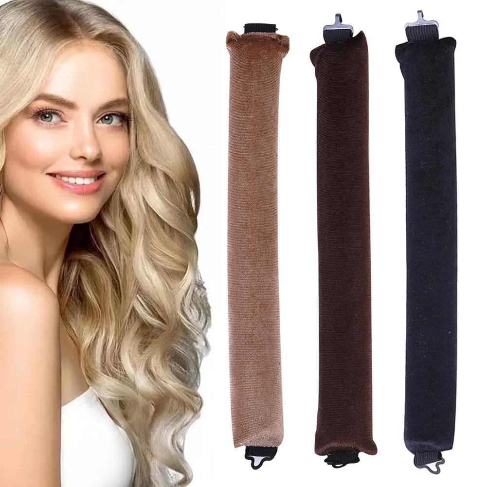 Heatless Curling Rod Headband Lazy Hair Curlers No Heat Hair Rollers Curls Sleeping Soft Flexi Rods with Hook Hair Styling Tools