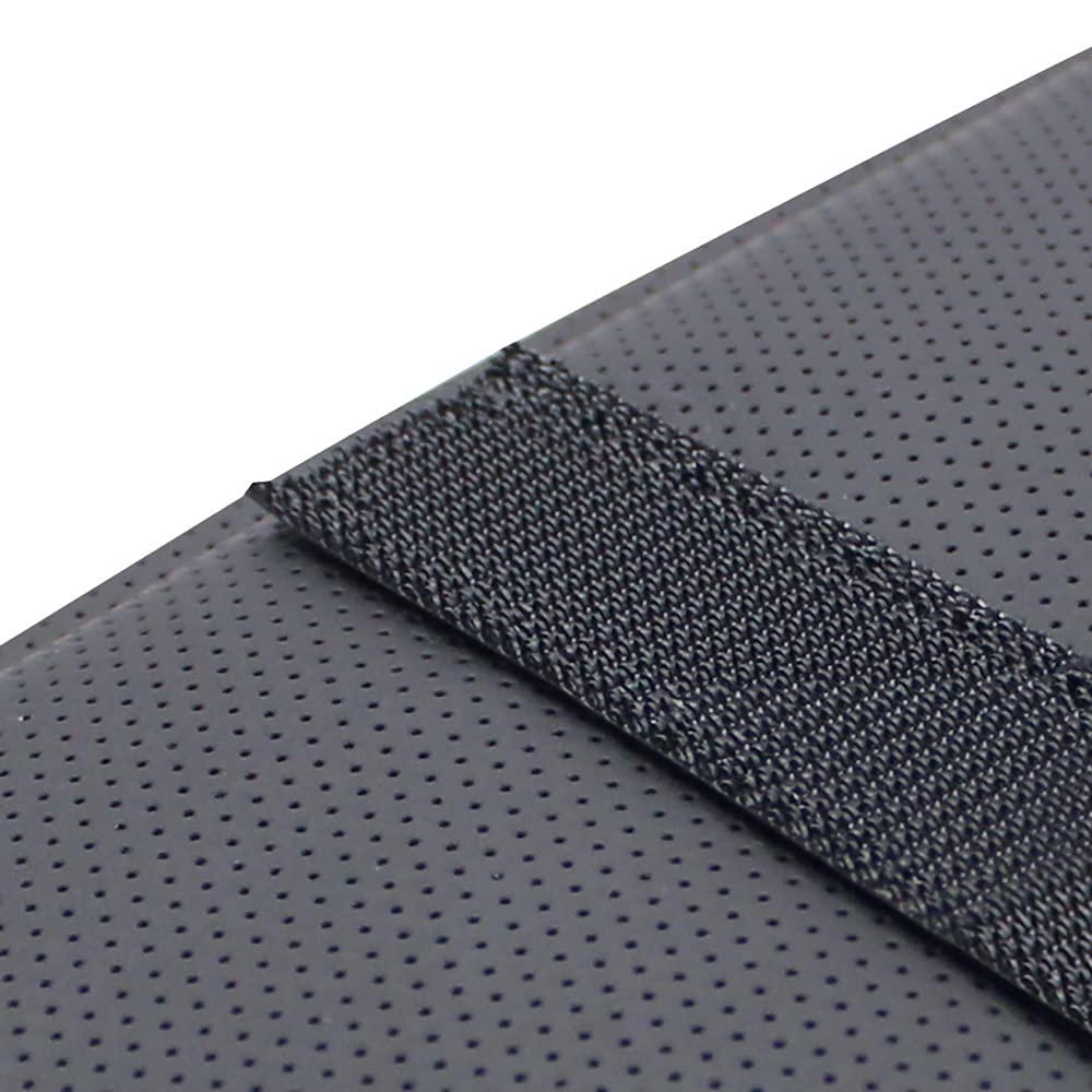 Tsuchiya Yac ZE-55 Car Trash Bin, Car Interior Accessories, Leather, Dust Bin, Large, Black,