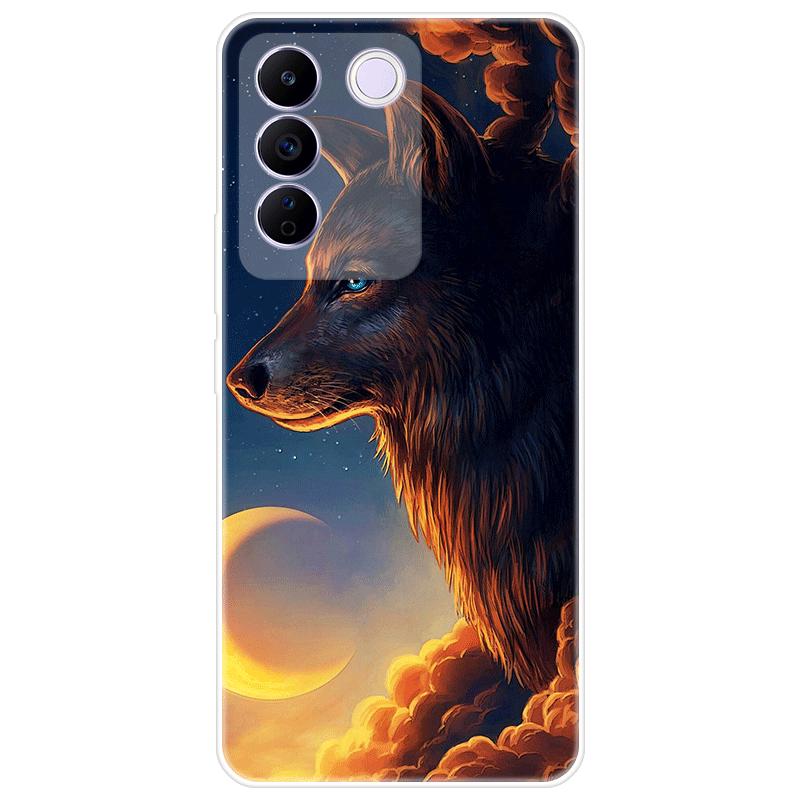 For Vivo V27e V 27e Case Soft Silicone Back Cover Cartoon Phone Case Diversification