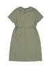 BBC EARTH W Sailor Collar Dress_Ash Khaki