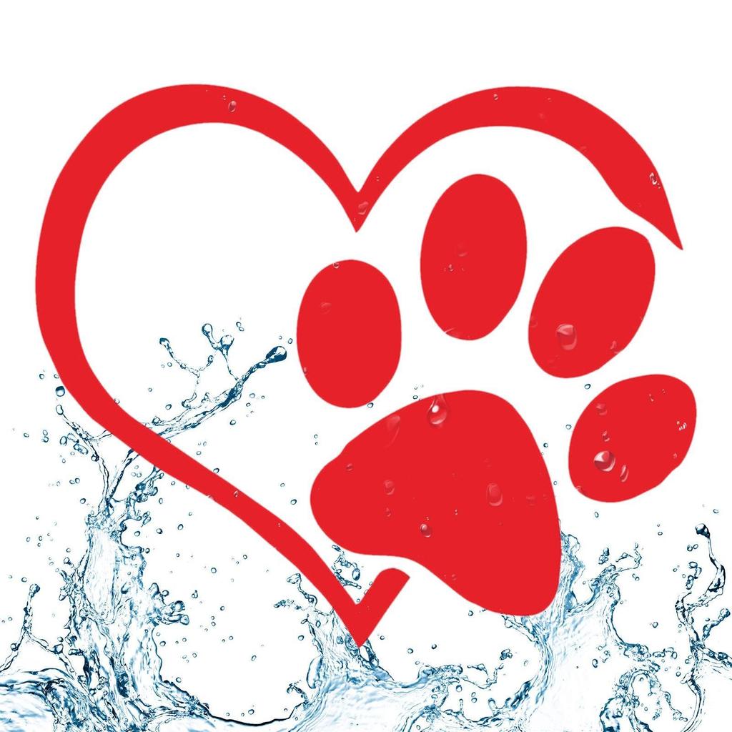 Car Heart Decal, Auto Waterproof Dog Paw Decoration, Reflective Love Paw Print Car Sticker,