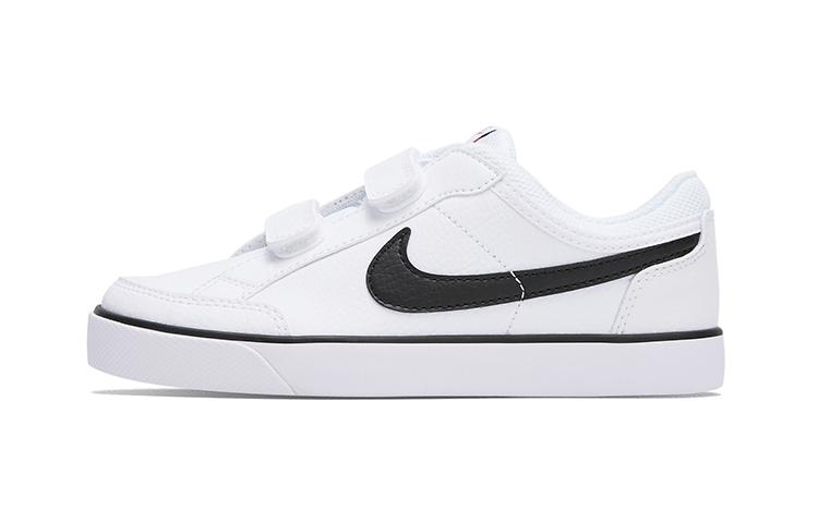 

Nike Capri 3 Ltr Abrasion Resistant Cushioning Low top Skateboard Shoes White Black Children Aged 3 7 Years Old 579948-106 35
