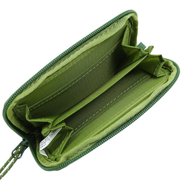 Montbell Mini Zip Wallet, 1133373 (Green, GN), for Men and Women, with Coin Purse