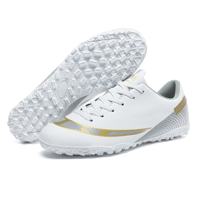 

Men Soccer Shoes Non Slip TF/FG Field Top Quality Sneaker Students Training Society Sports Football Shoes Grass Football Boots 44