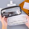 Transparent Pencil Case, Japanese Style, Primary School, Middle School, University, Stationery Case, Cosmetic Bag, Large Capacity